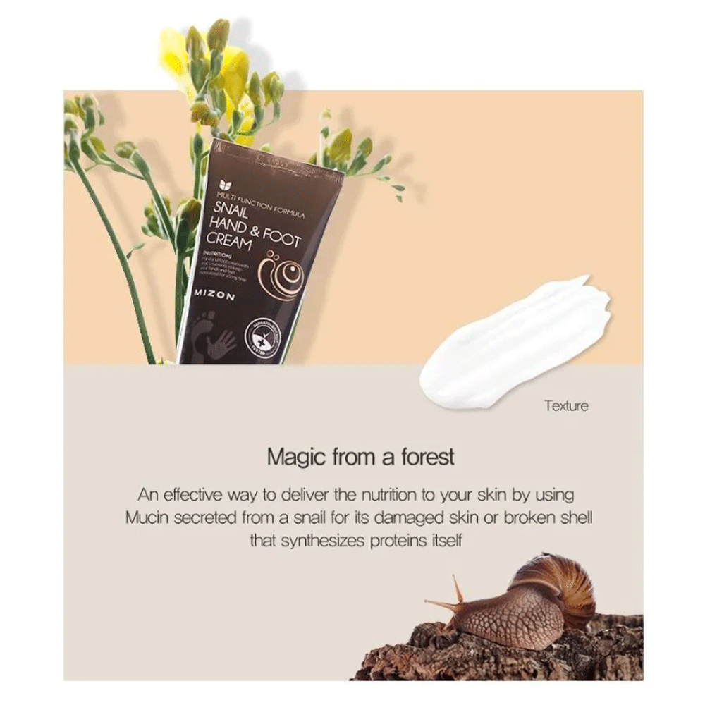 MIZON Hand & Foot Cream 100ml - 3 Types
