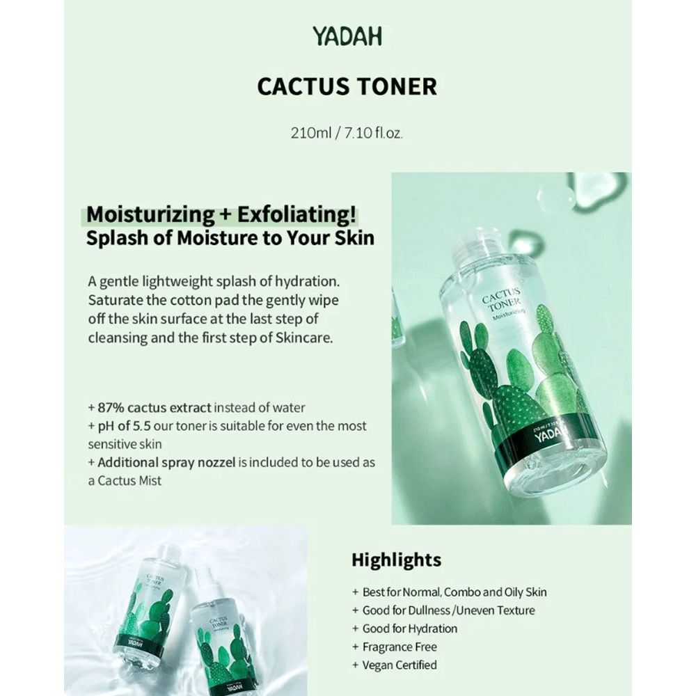 YADAH Cactus Toner 210ml