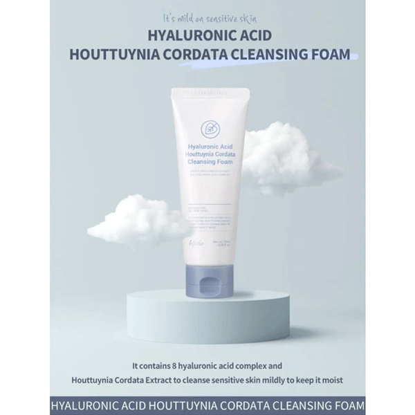 esfolio Hyaluronic Acid Houttuynia Cordata Cleansing Foam 100ml