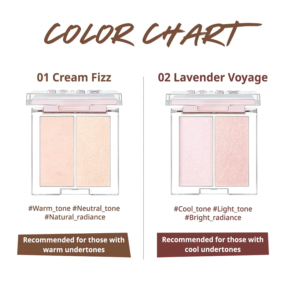 CLIO Prism Highlighter Duo - 2 Colors