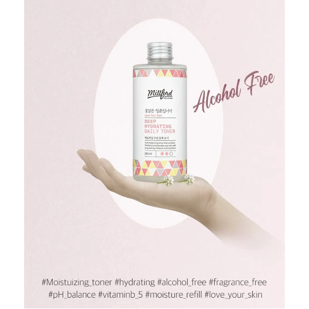 Millford Deep Hydrating Daily Toner 200ml
