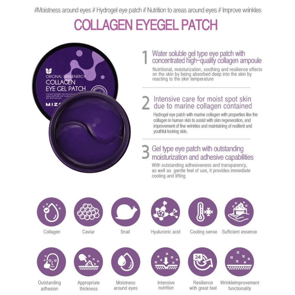 MIZON Eye Gel Patch 60 patches - 2 Types