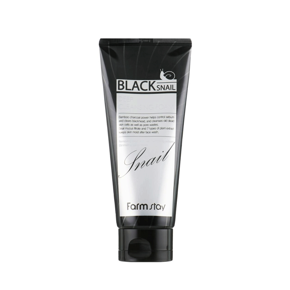 Farmstay Black Snail Deep Cleansing Foam 180ml