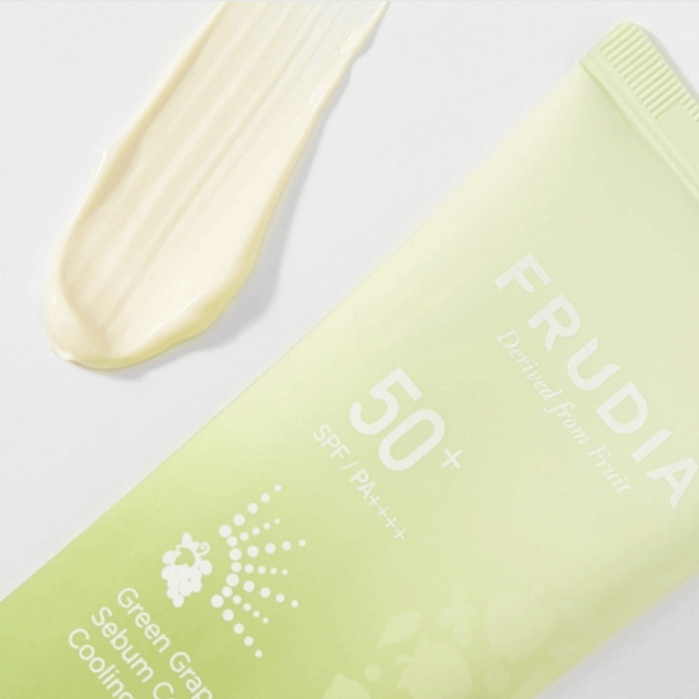 FRUDIA Green Grape Sebum Control Cooling Sun Gel SPF50+ PA++++ 50g