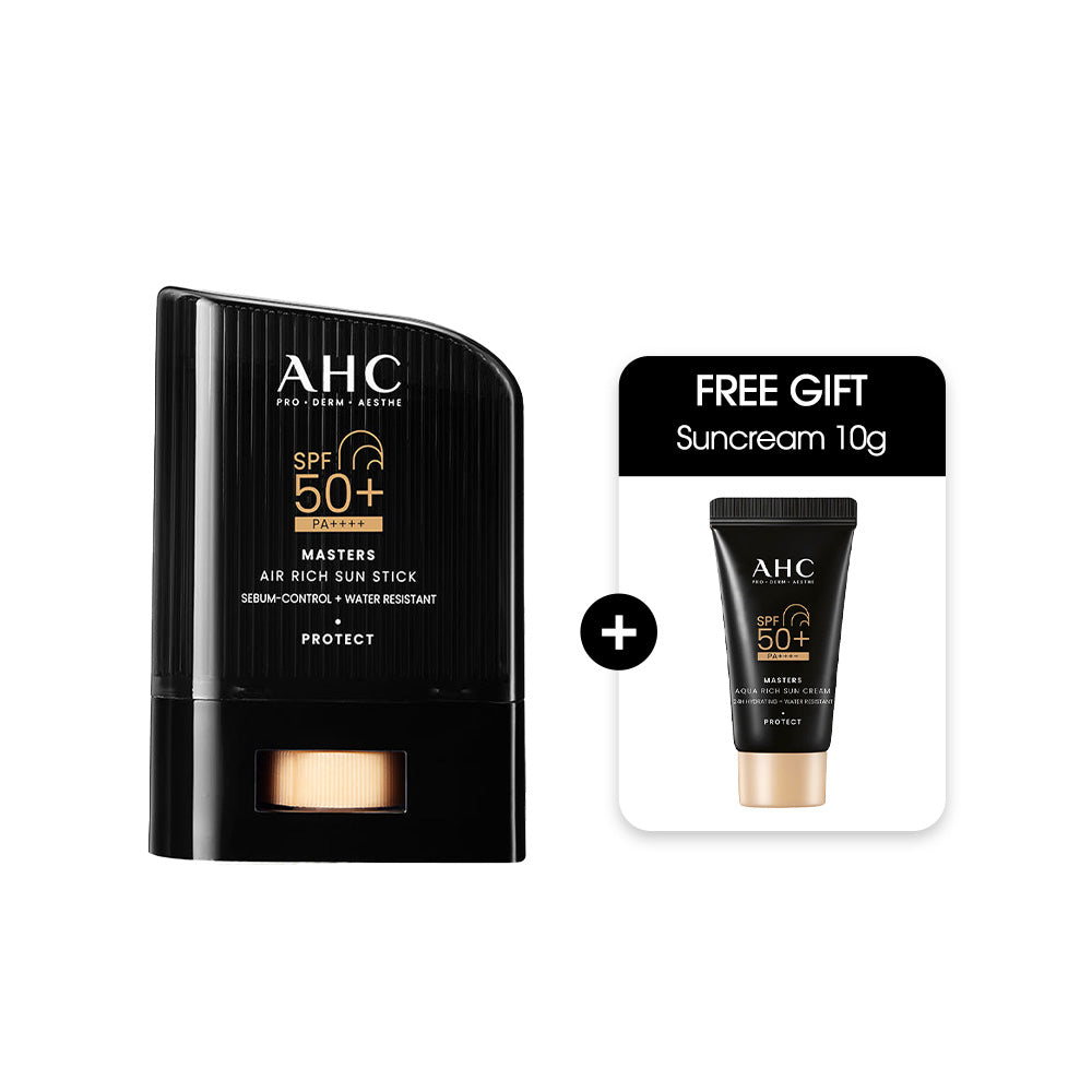 AHC Masters Air Rich Sun Stick SPF50+ PA++++ 22g (+ Sunscreen 10g)