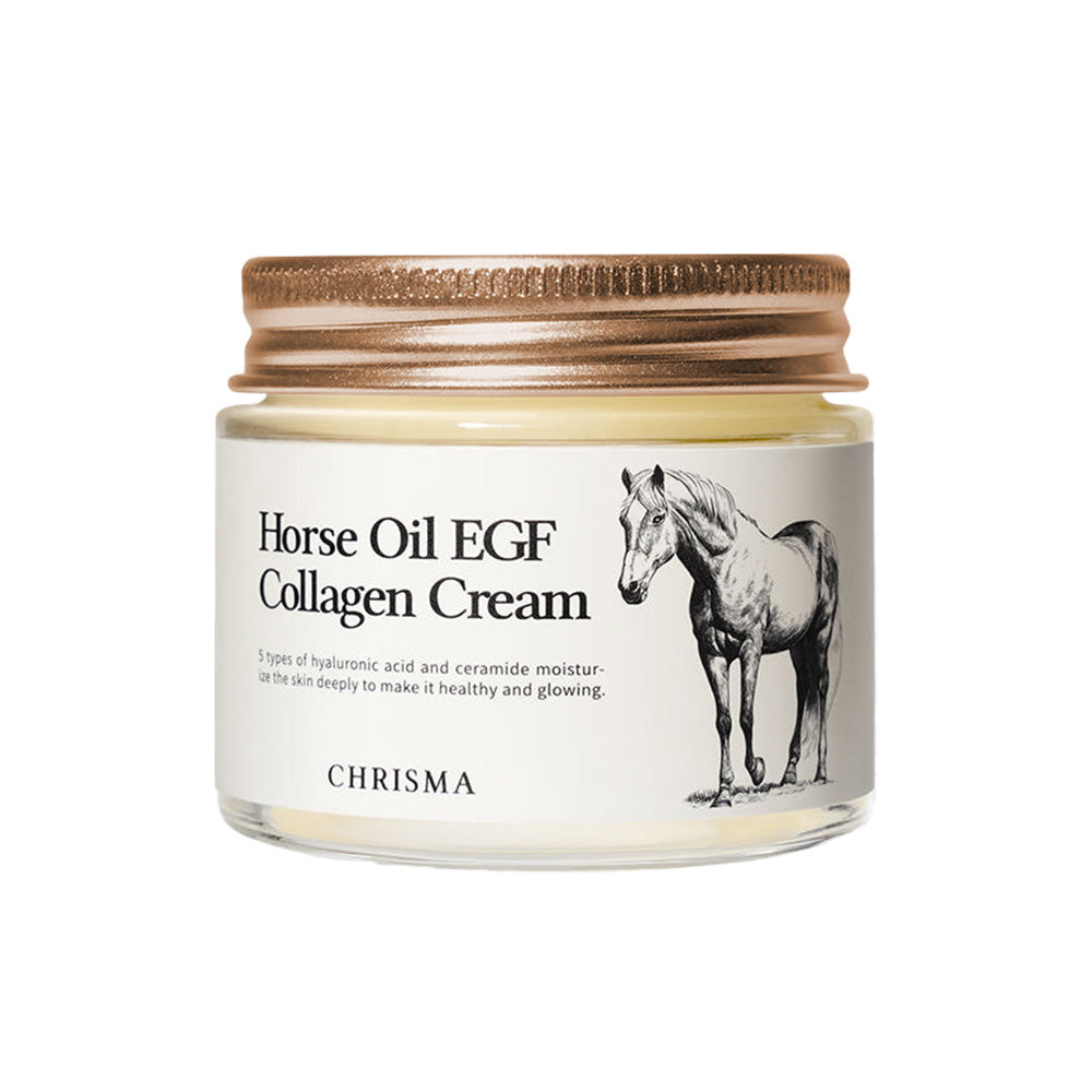 CHRISMA Horse Oil EGF Collagen Cream 70g