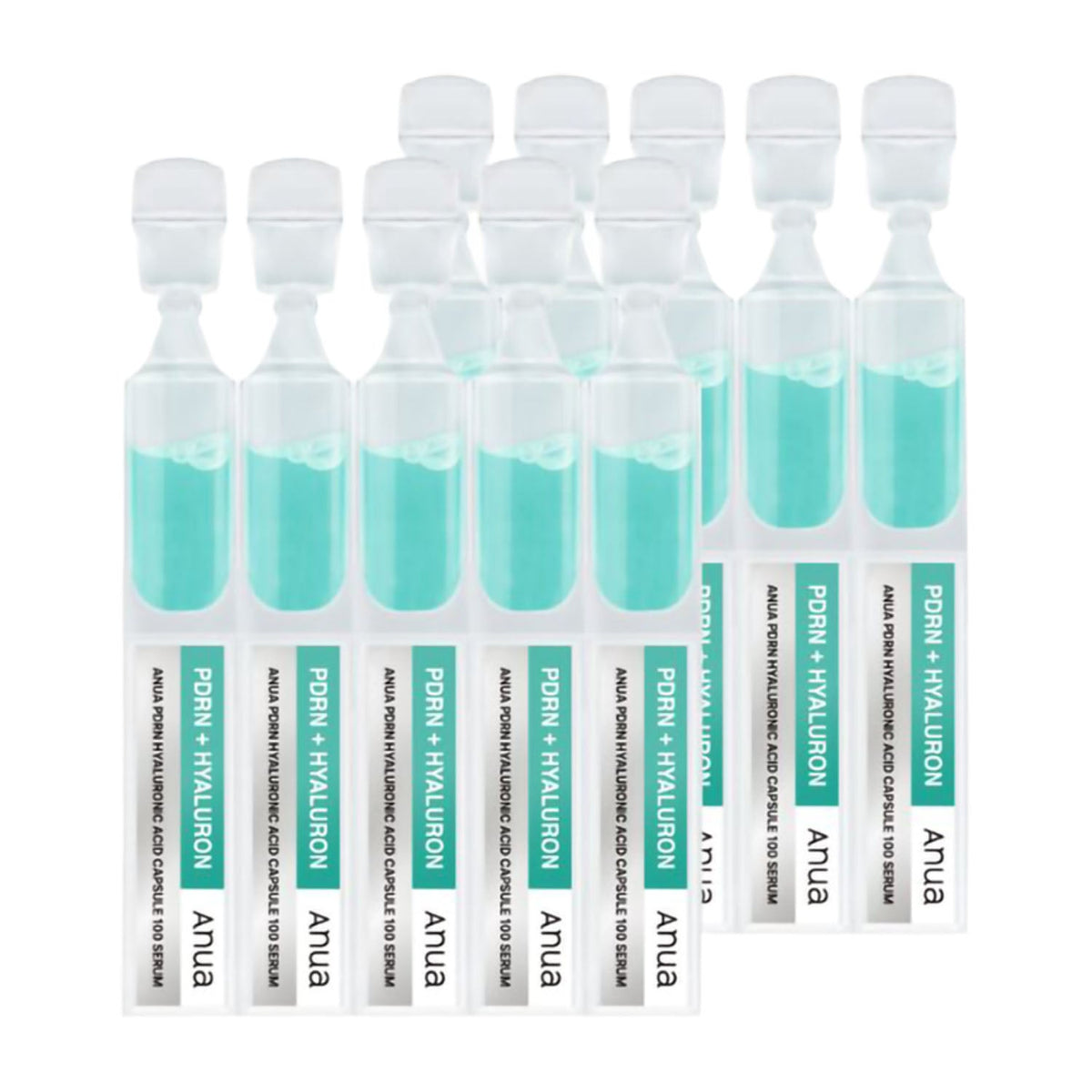 Anua PDRN Hyaluronic Acid Capsule 100 Serum Ampoule 1ml, 10 Pieces