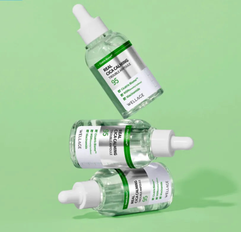 Wellage Real Cica Calming Trouble Ampoule 50ml