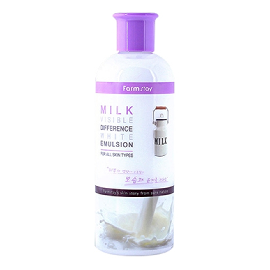 Farmstay Milk Visible Difference White Emulsion 350ml