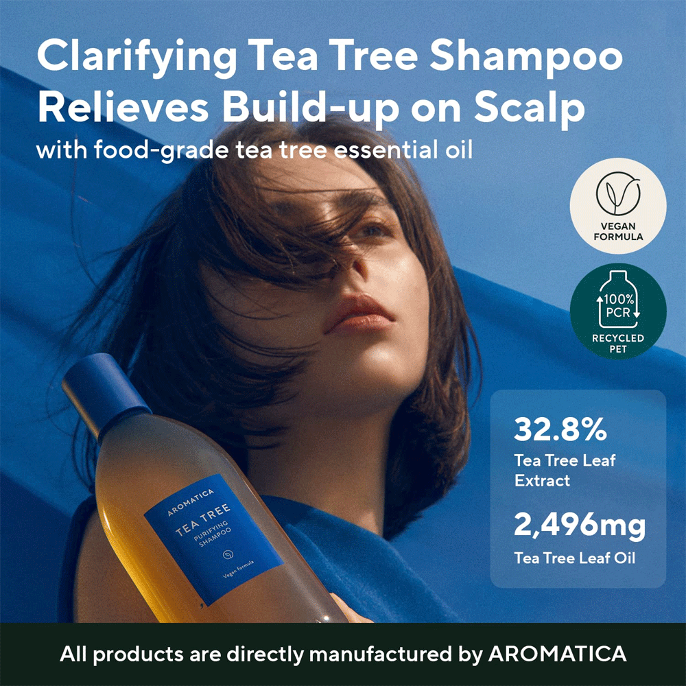 AROMATICA Teatree Purifying Shampoo 400ml