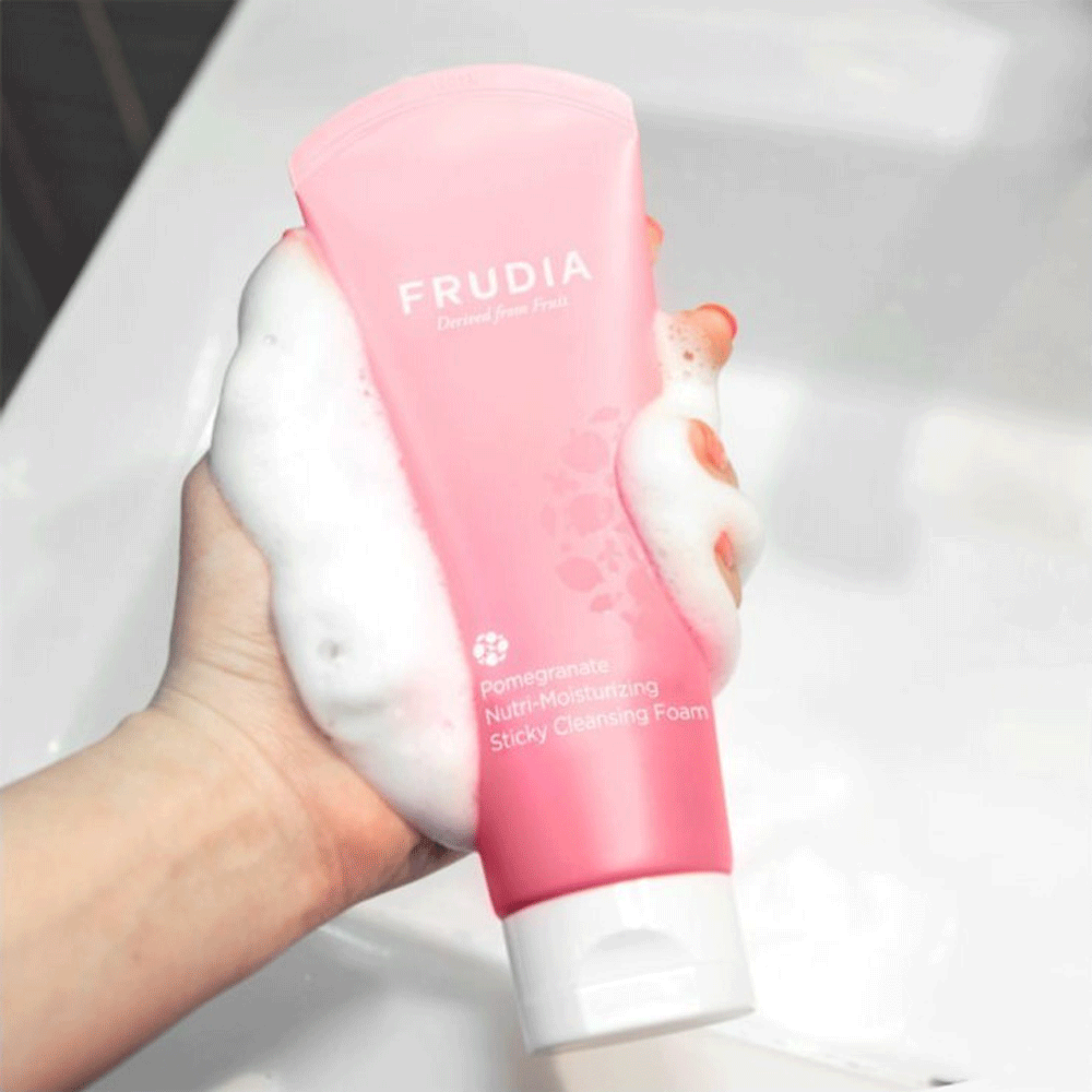 FRUDIA Pomegranate Nutri-Moisturizing Sticky Cleansing Foam 145g
