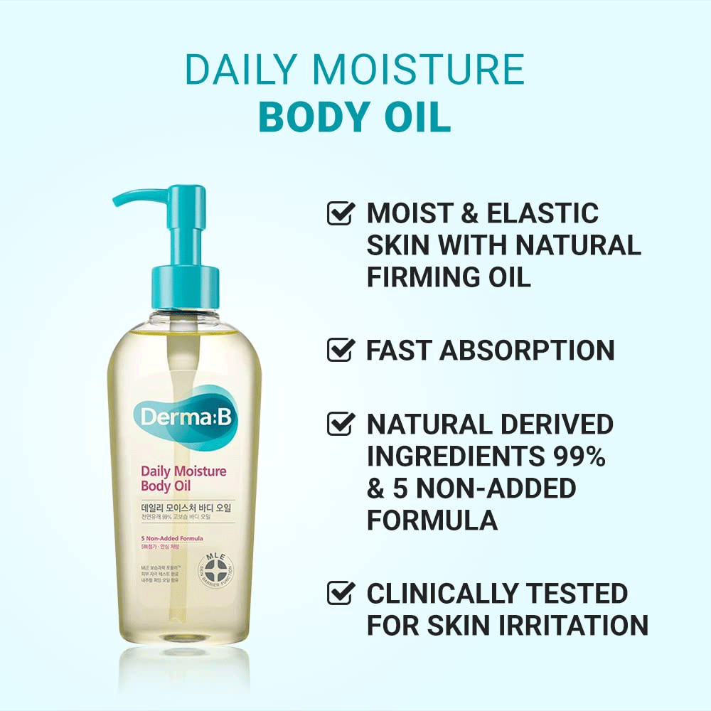 Derma:B Daily Moisture Body Oil 200ml