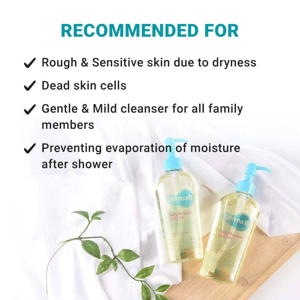 Derma:B Daily Moisture Body Oil 200ml