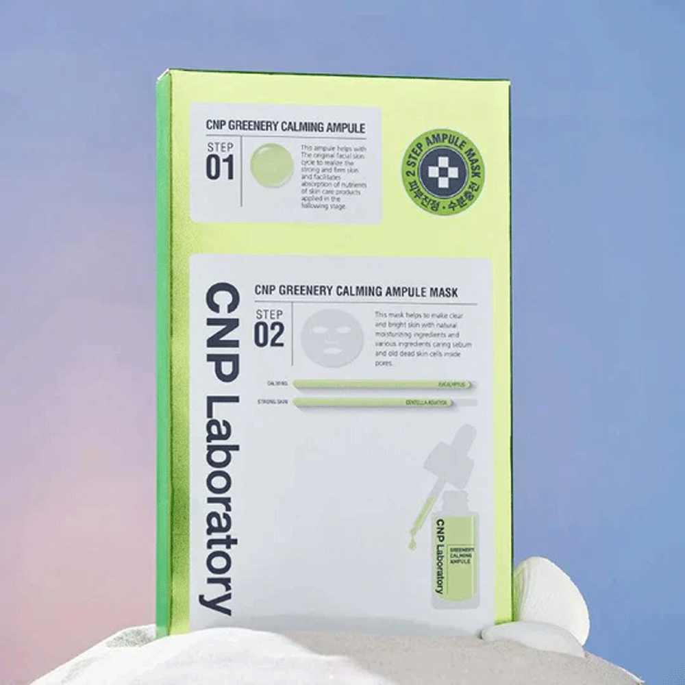 CNP Laboratory Greenery Calming Ampoule 2step Mask 1ea