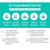 TOSOWOONG Dr. Troubex Blemish Pads 70pcs