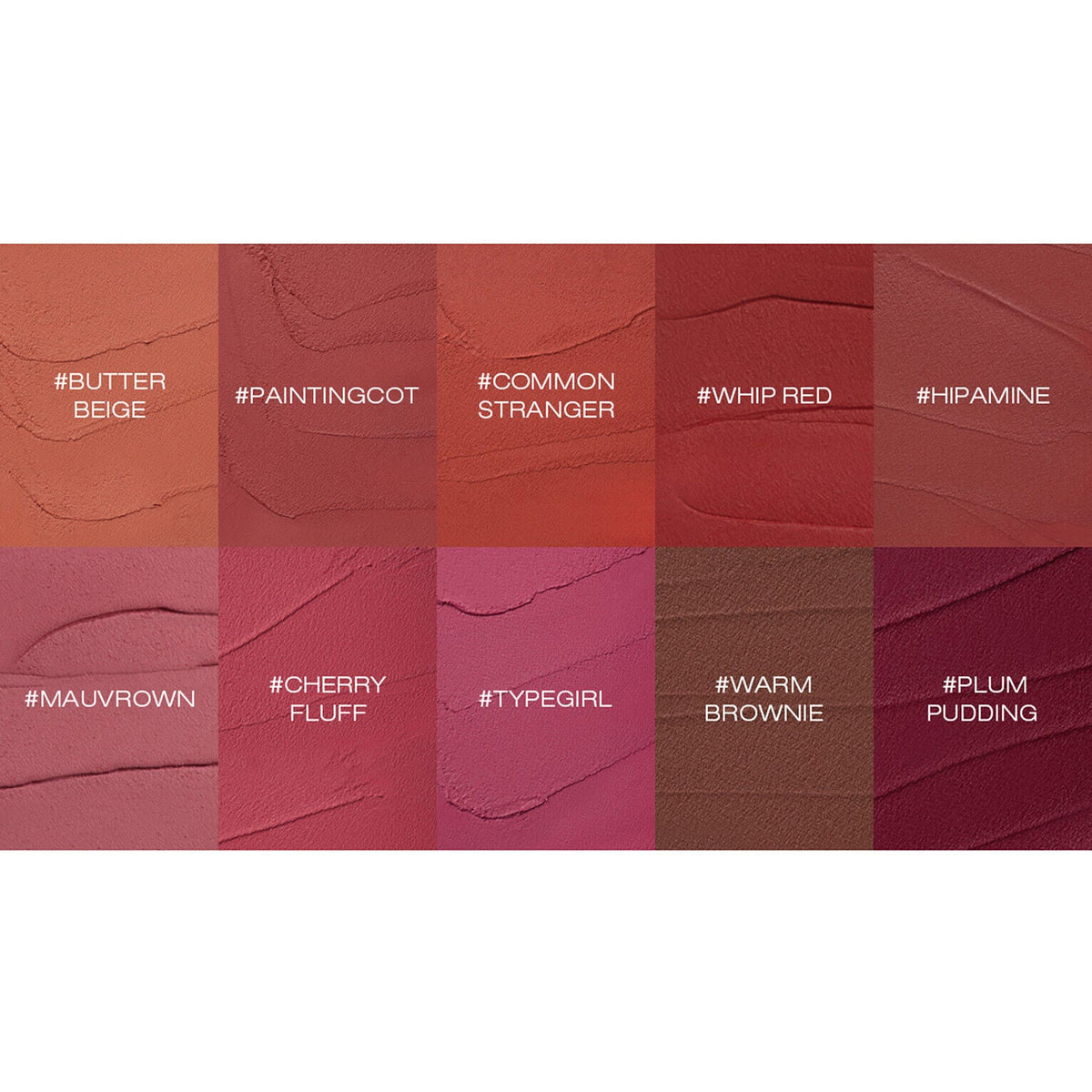 3CE Hazy Lip Clay 4g 10 Colors