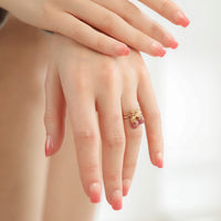 MUZMAK Nail Tips 36pcs #Berry Ade(Regular Square)