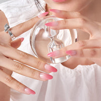 MUZMAK Nail Tips 36pcs #Berry ade(Almond)
