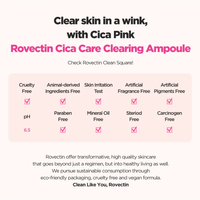 ROVECTIN Skin Essentials Cica Care Clearing Ampoule 30ml