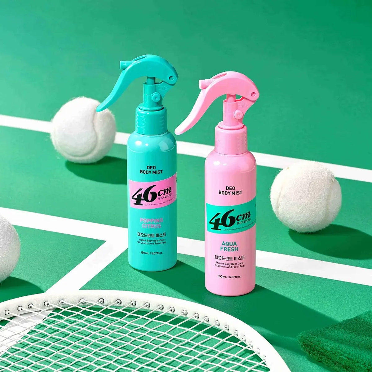 46cm Deodorant Body Odor Solution Body Mist 150ml (2 Scents)
