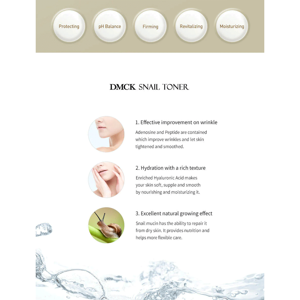 DMCK Snail Toner 500ml