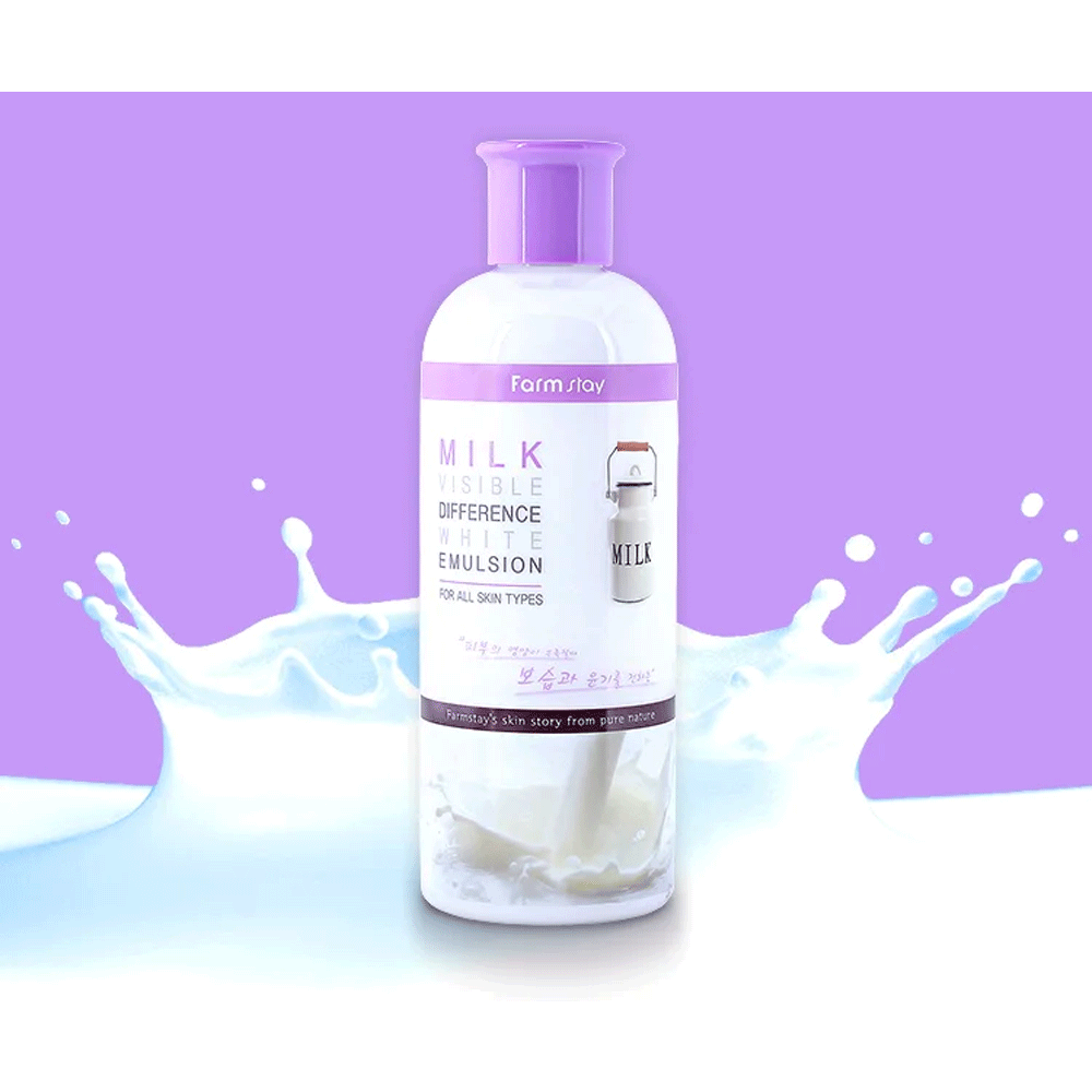 Farmstay Milk Visible Difference White Emulsion 350ml