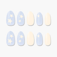 MUZMAK Nail Tips 36pcs #Starry(Almond)