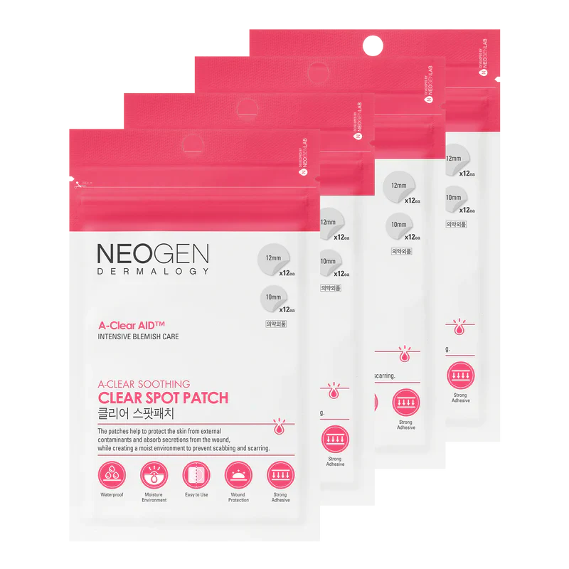NEOGEN Dermalogy A-Clear Aid Soothing Spot Patch 24 Count (1 Pack)