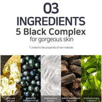 PETITFEE Black Pearl & Gold Hydrogel Mask Pack 5ea