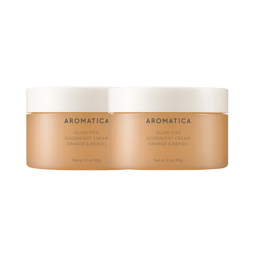 AROMATICA Glow Vita Goodnight Cream Orange & Neroli 90g * 2ea