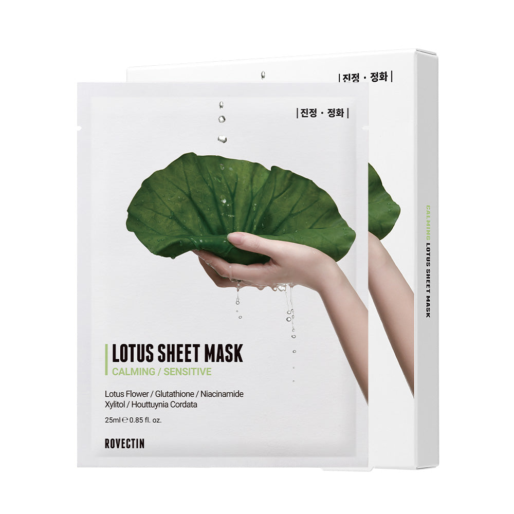 ROVECTIN Calming Lotus Sheet Mask 25ml (5ea / 10ea)