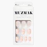 MUZMAK Nail Tips 36pcs #Silhouette(Regular Square)