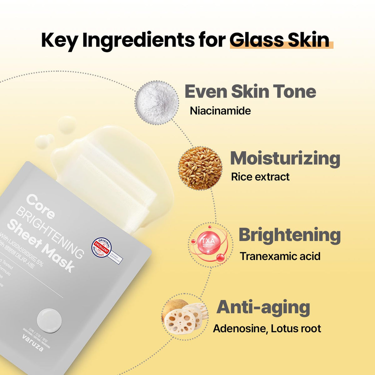 varuza Sheet Mask 25g/30g 10ea
