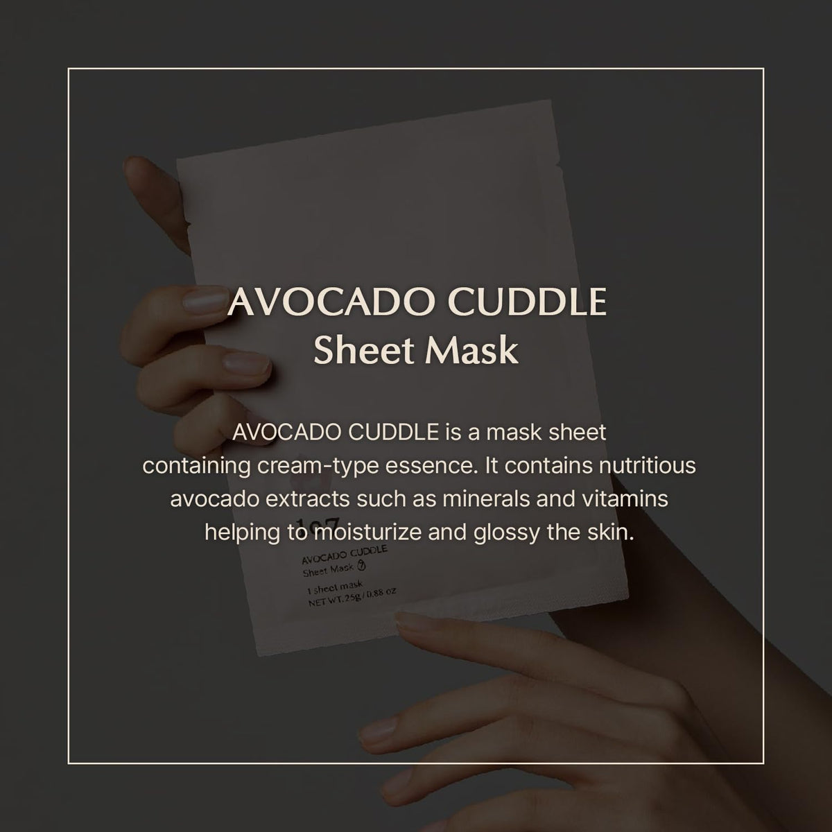 ONEOSEVEN Avocado Cuddle Sheet Mask 25g * 5ea