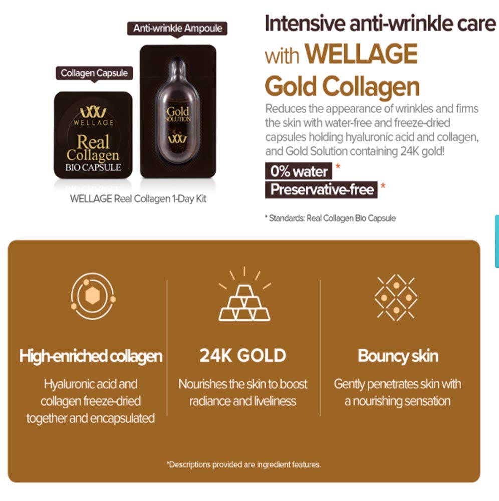 Wellage Gold Collagen One Day Kit 7ea