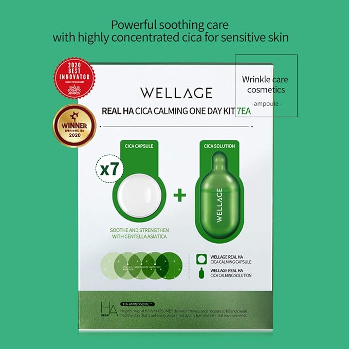 Wellage Real Cica Clear One Day Kit 7ea
