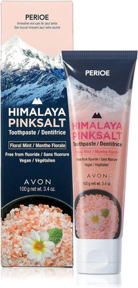 PERIOE Himalayan Pink Salt Toothpaste, Floral Mint 100g