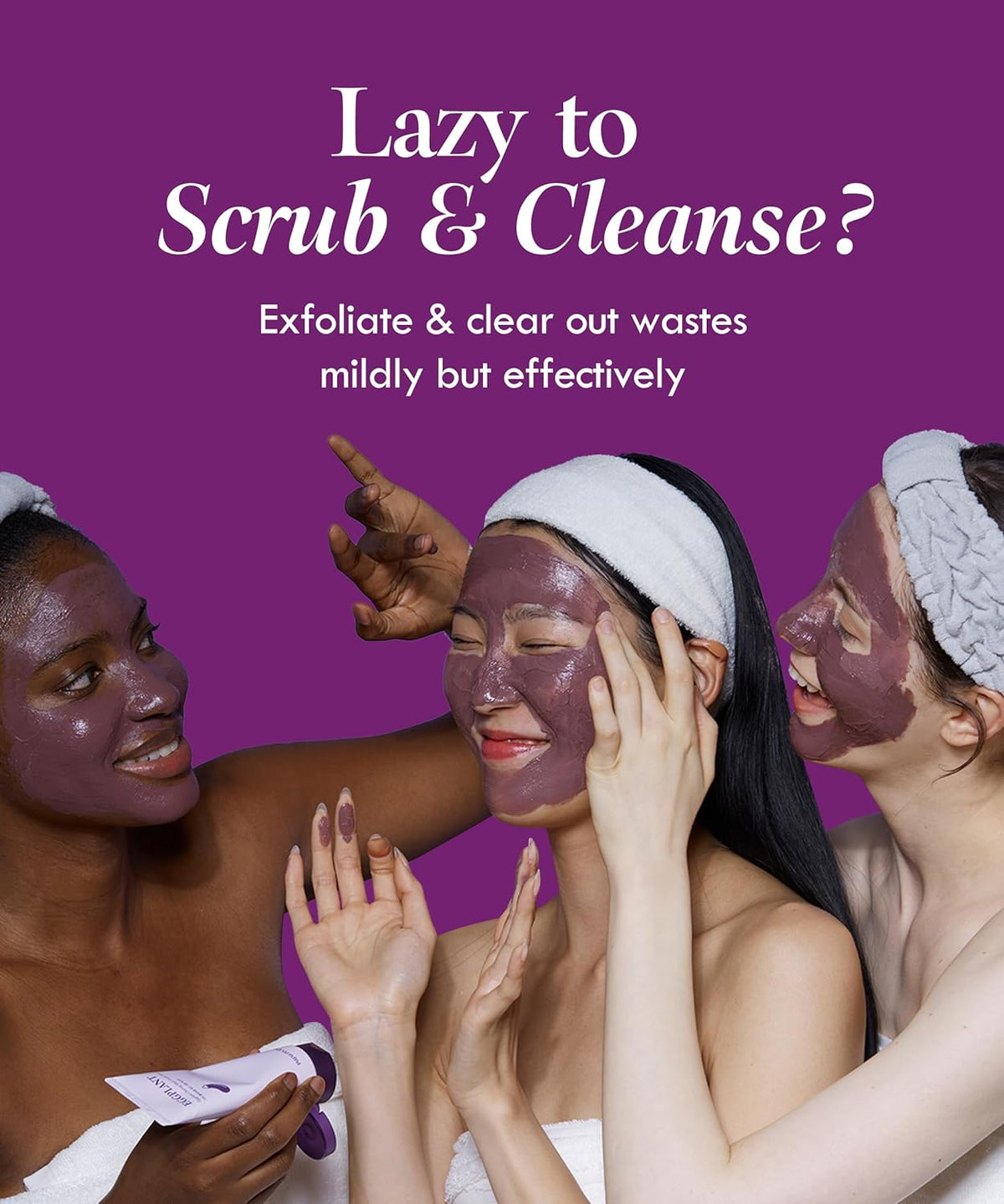 papa recipe Eggplant Clearing Mud Cream Mask 100ml