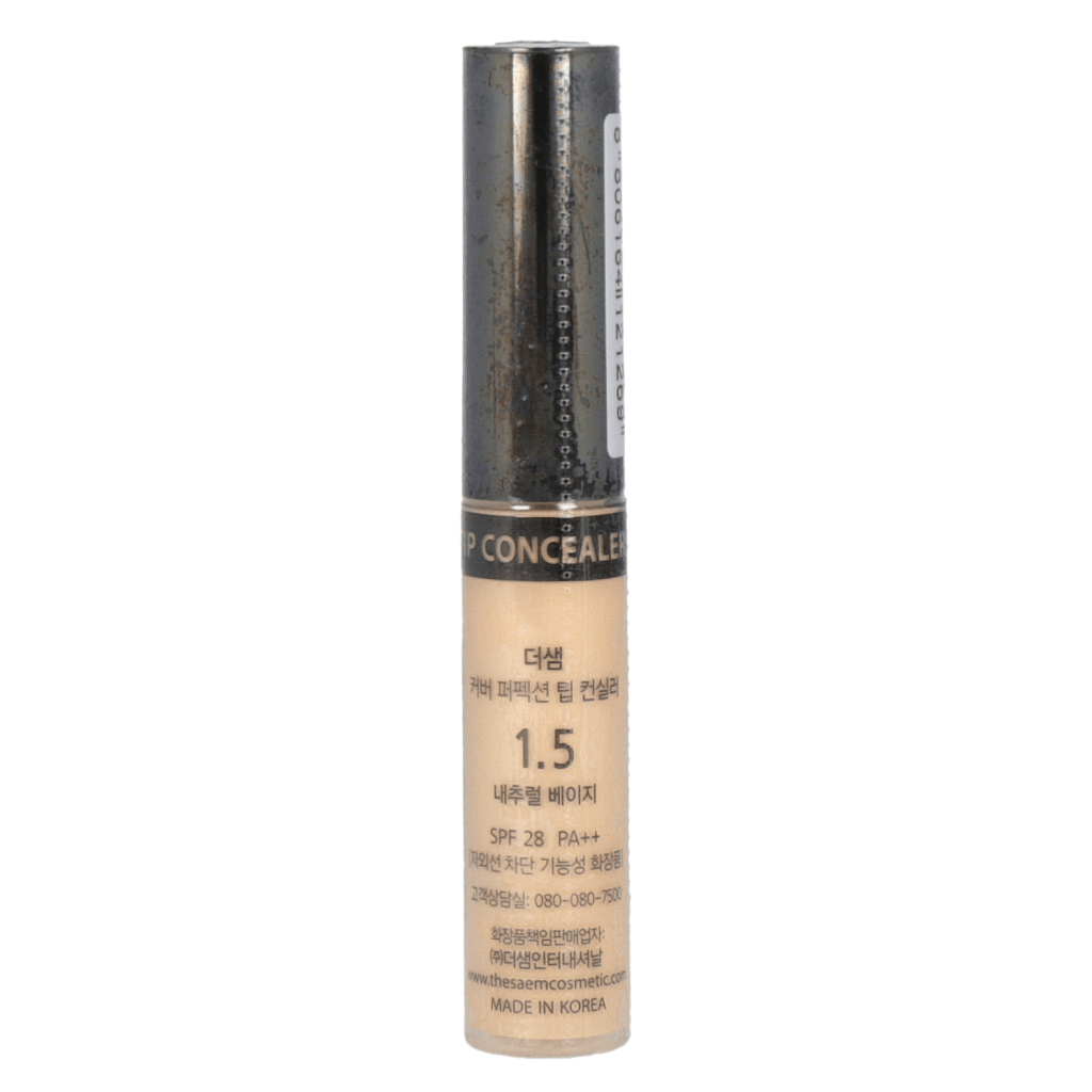 [Expiration imminen] the SAEM Cover Perfection Tip Concealer 6.5g #1.5 Natural Beige