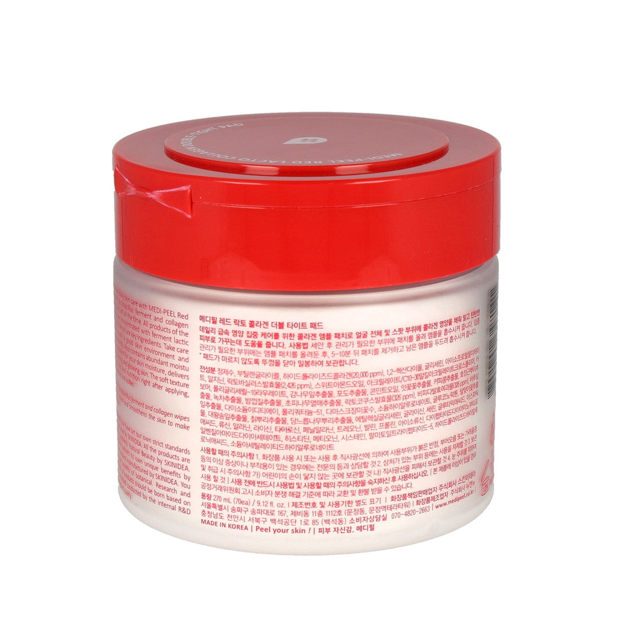 MEDI-PEEL Red Lacto Collagen Double Tight Pad - 270ml (70pcs)