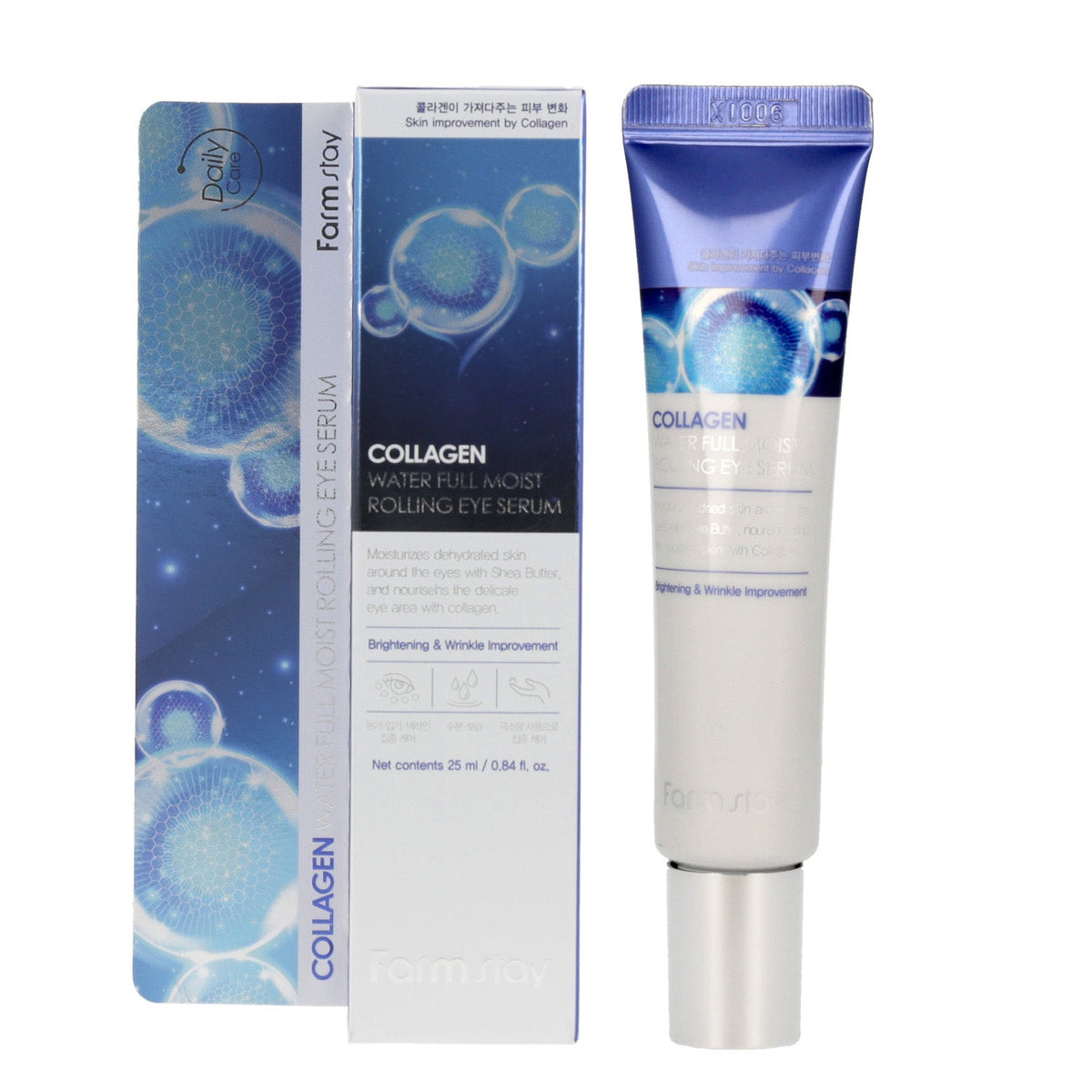 Farmstay Collagen Water Full Moist Rolling Eye Serum 25ml