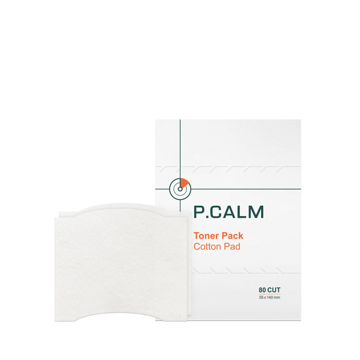P.CALM Toner Pack Cotton Pad 40 Pcs (80 CUT)