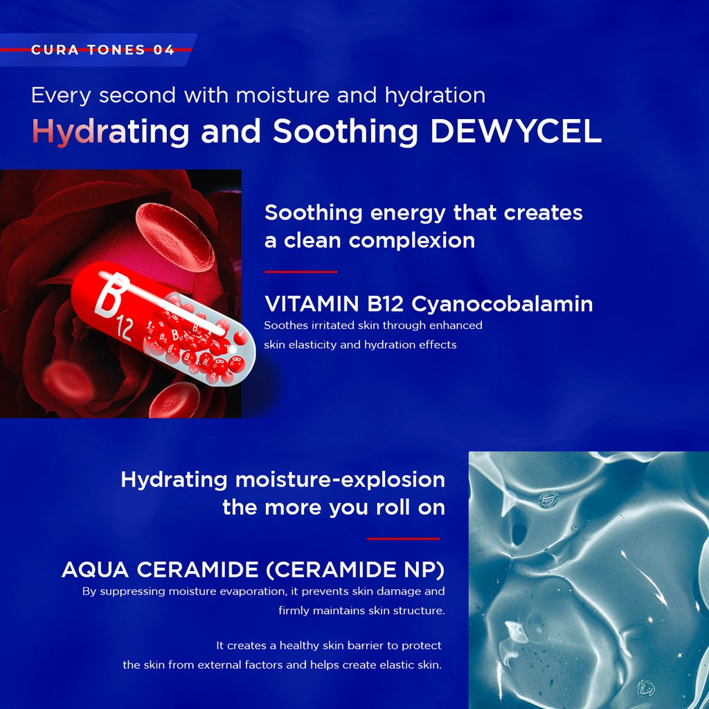 DEWYCEL Cura Tones Moisture SPF50+ PA+++ 40ml
