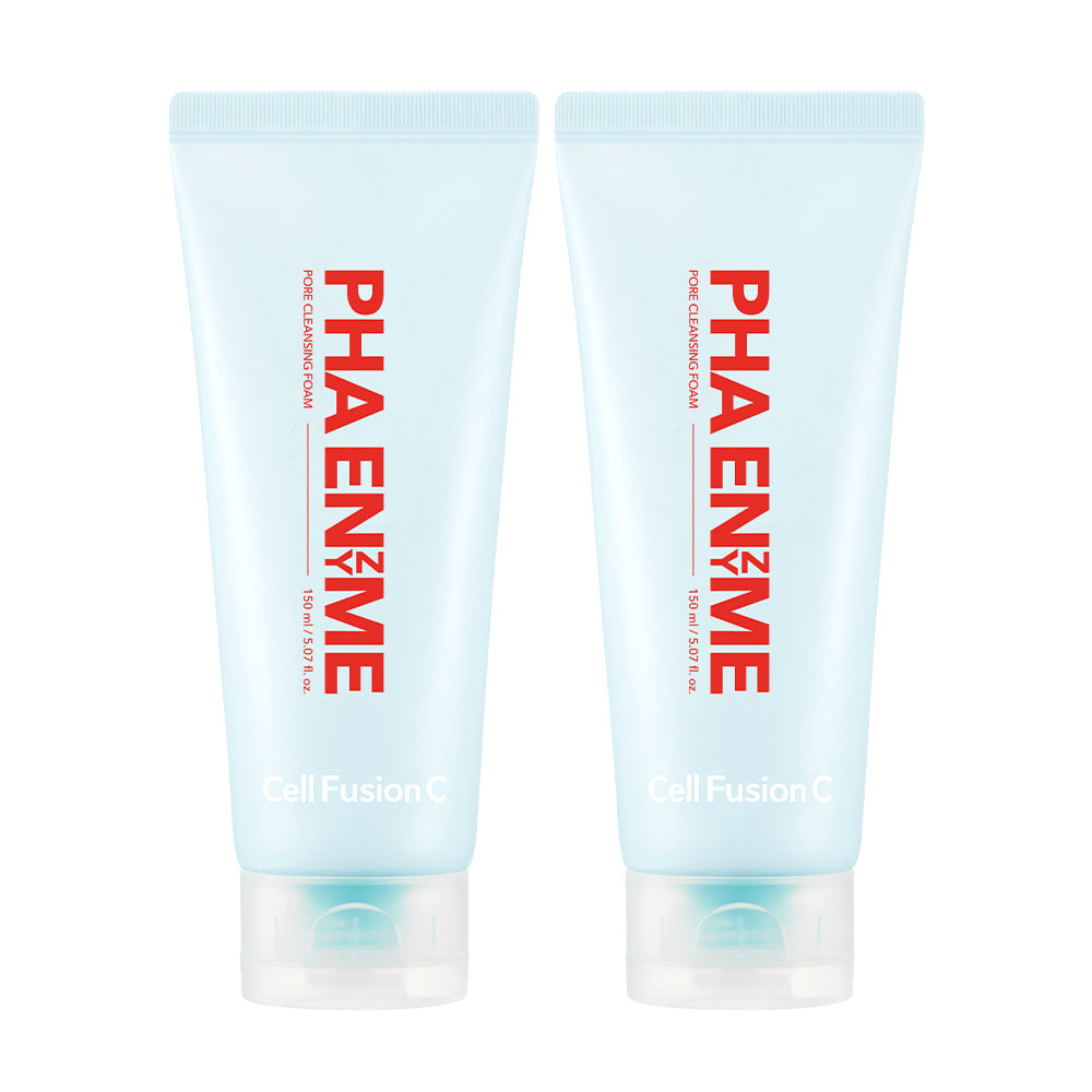 Cell Fusion C PHA Enzyme Pore Cleansing Foam (1+1 Special Set)