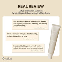 9wishes Collagen Ampule Eye & Face Cream 40ml