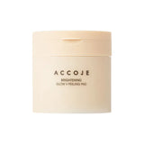 ACCOJE Brightening Glow V Peeling Pad 150ml (70 Sheets)