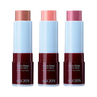 AGE20's Sleek Glaze Blush Stick 6.5g 3 Colors