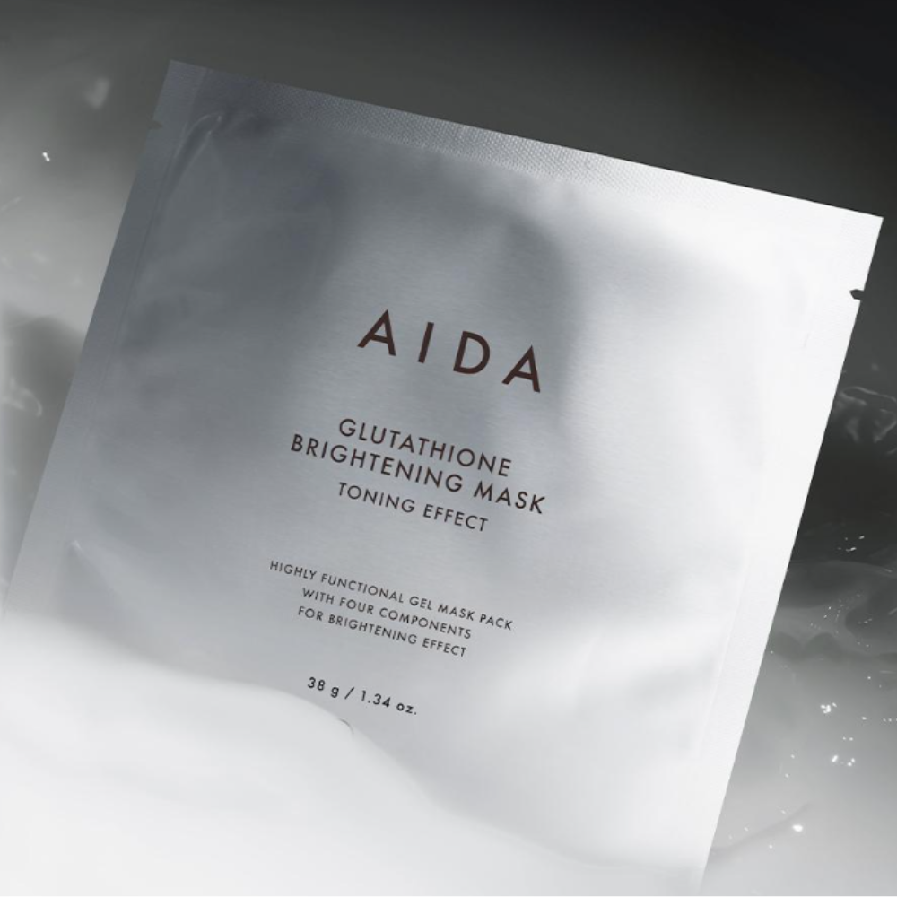 AIDA Glutathione Brightening Mask-Toning Effect Sheet 38g * 4ea