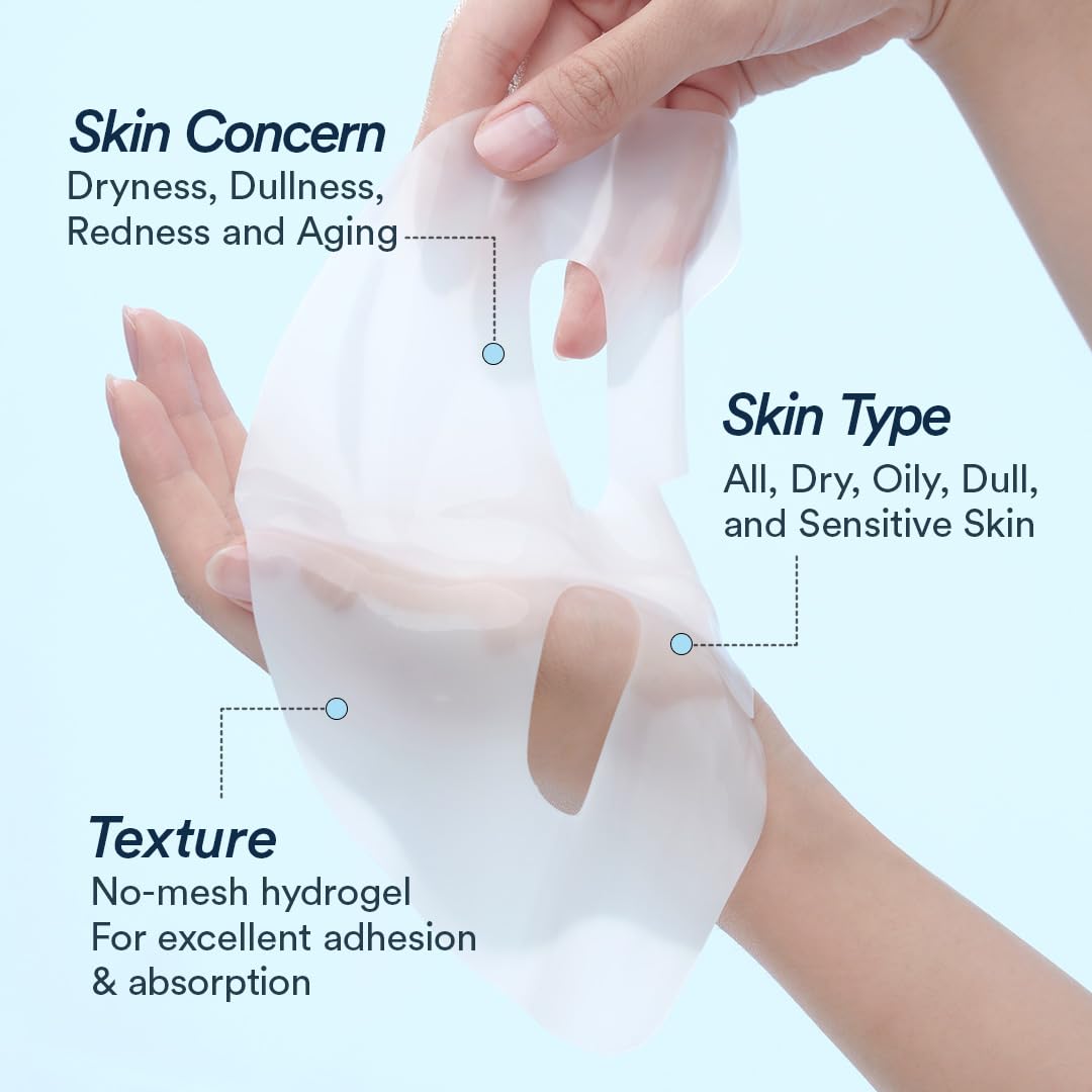 ANOTHER FACE Peptatenol Moisture Balance Hydrogel Mask Pack (4 Sheets)