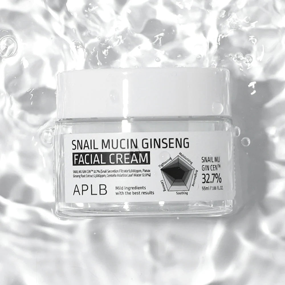 APLB Snail Mucin Ginseng Facial Cream 55ml